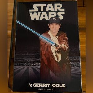Gerrit Cole New York Yankees Star Wars bobblehead doll 2024 new in box